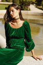 Load image in gallery viewer, Blusa Caléndula verde