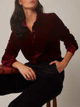 Cargar imagen en el visor de la galería, Camisa Narciso burdeos