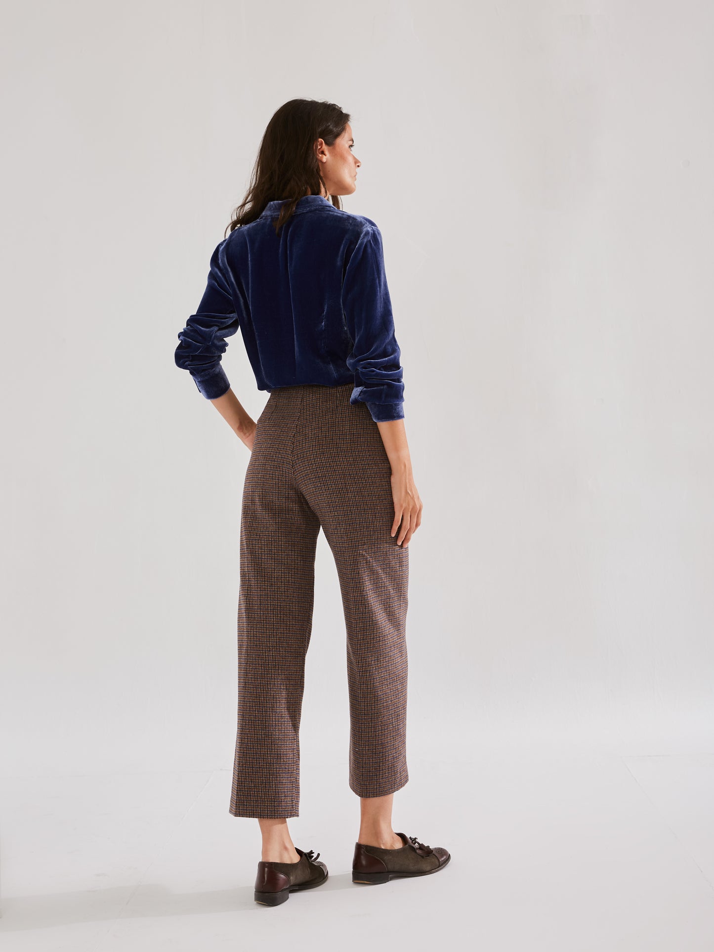 Pantalón cashmere Castaño