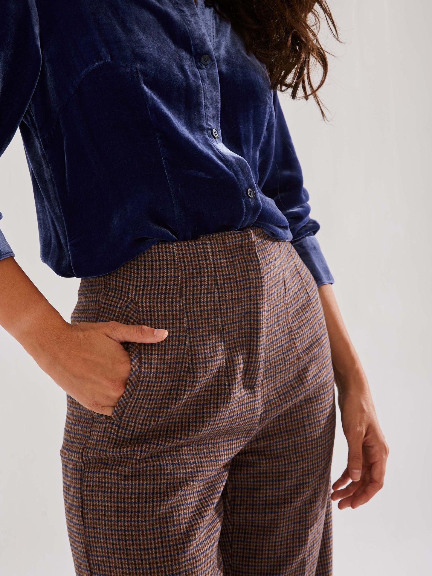 Pantalón cashmere Castaño