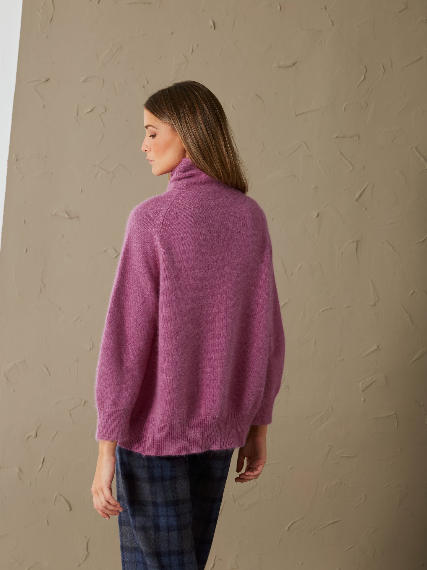 Jersey cashmere rosa