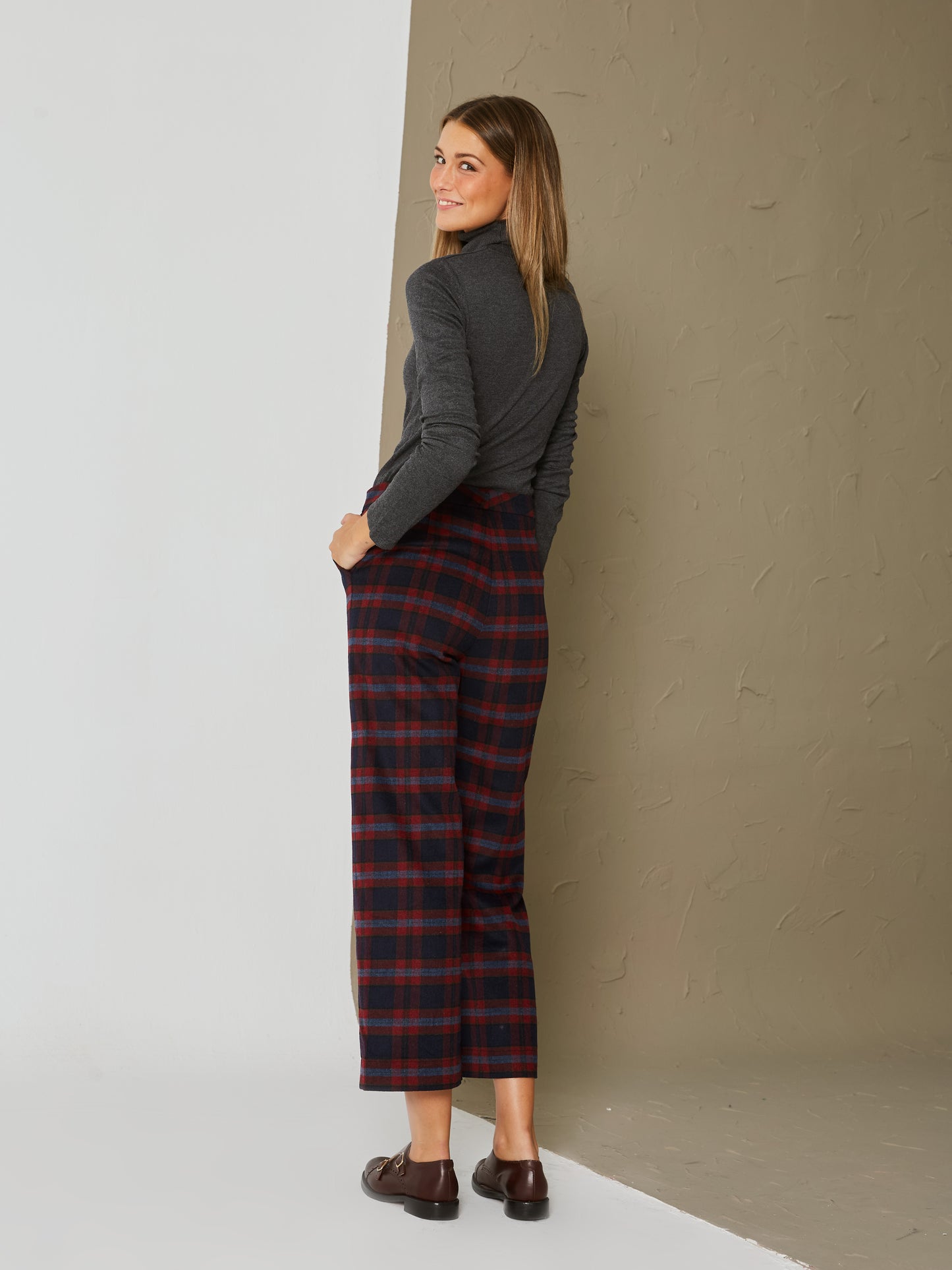 Pantalón cashmere Cerezo