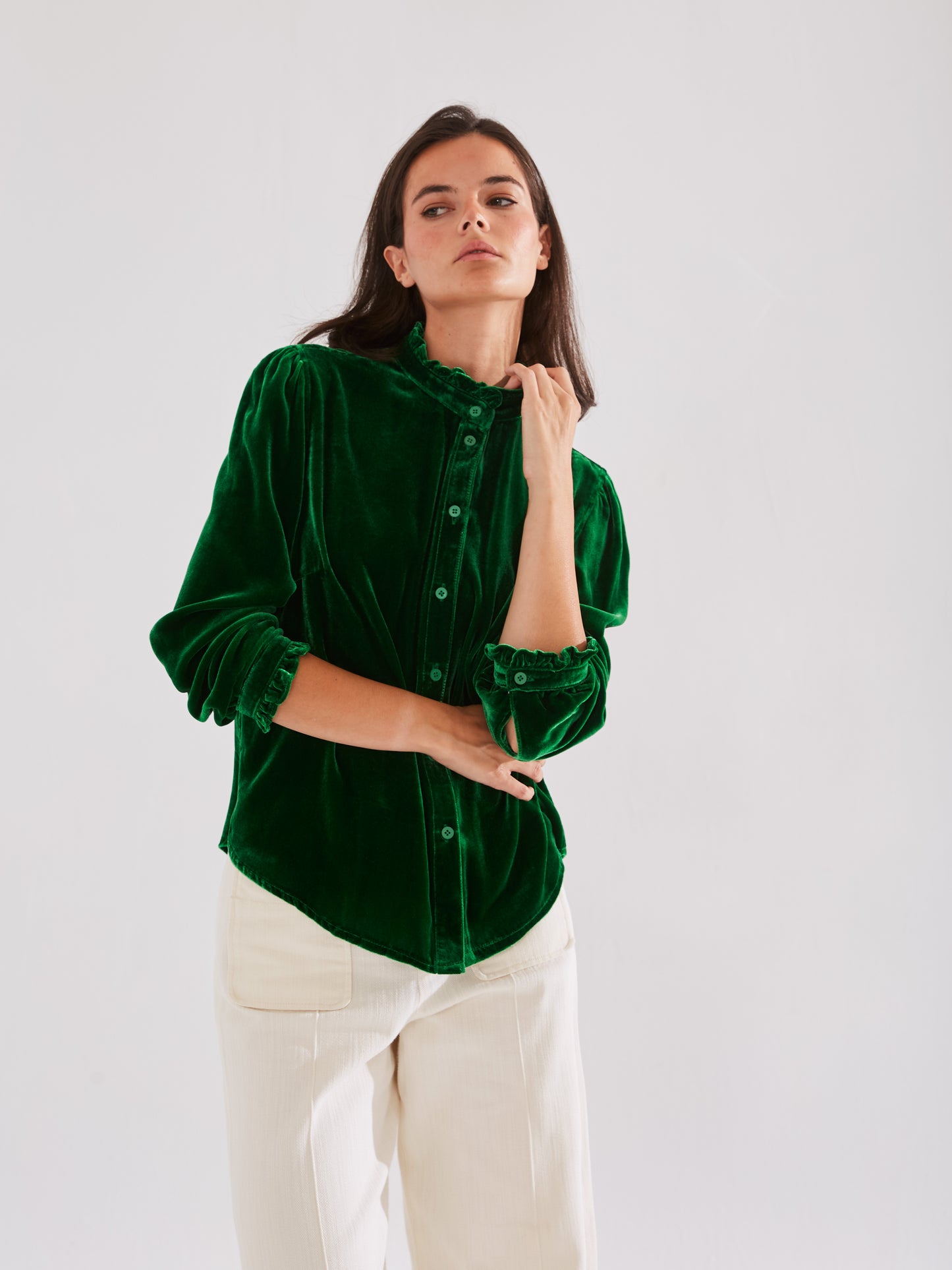 Camisa Amapola verde