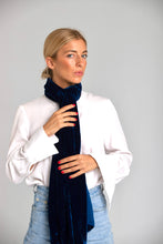 Load image in gallery viewer, Basil blue scarf
