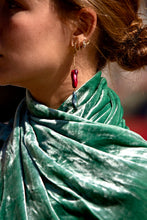 Load image in gallery viewer, Green basil scarf