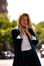 Load image in gallery viewer, Blue Amaranth frock coat