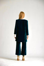 Load image in gallery viewer, Blue Amaranth frock coat