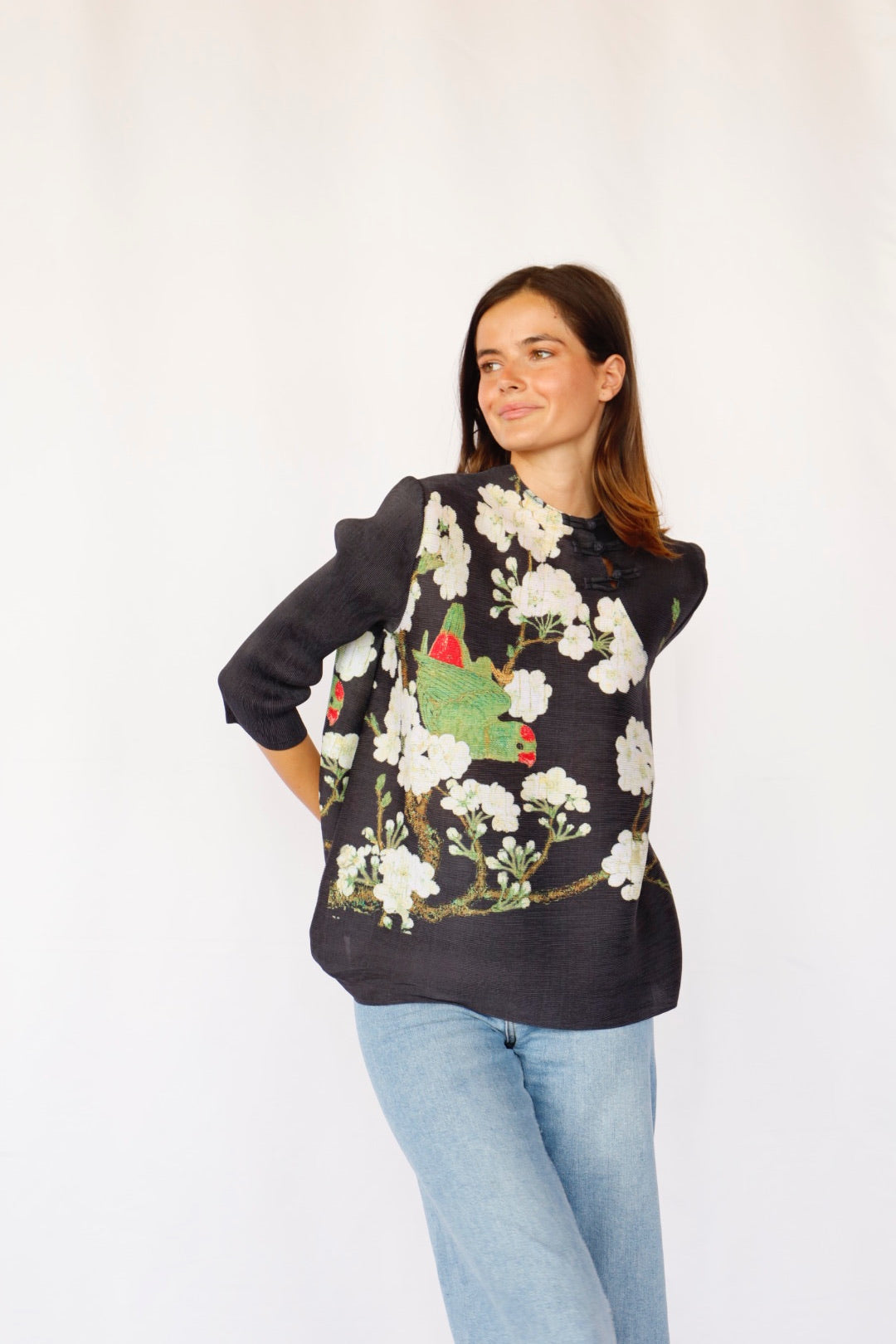 Camisa Momo negra