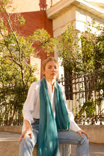 Load image in gallery viewer, Foulard Basil powder blue