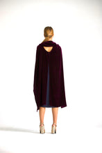 Load image in gallery viewer, Burgundy Narcissus Cape