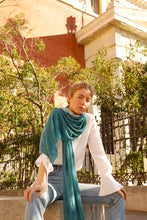 Load image in gallery viewer, Foulard Basil powder blue