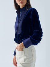 Cargar imagen en el visor de la galería, Camisa Campanilla azul
