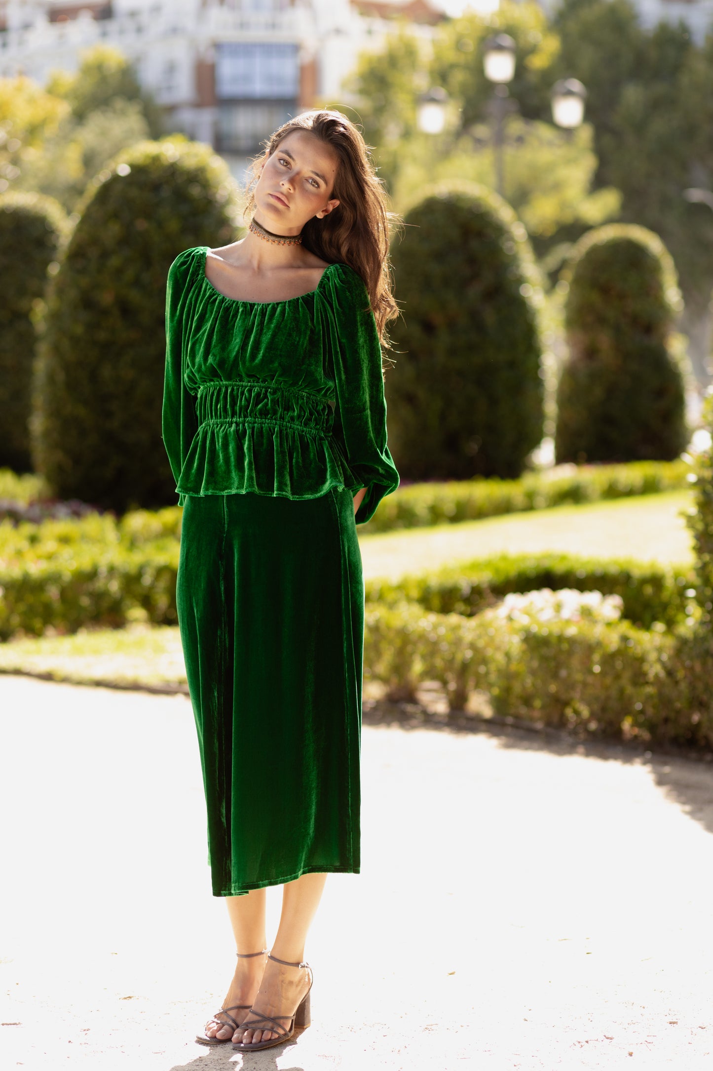 Conjunto Caléndula verde