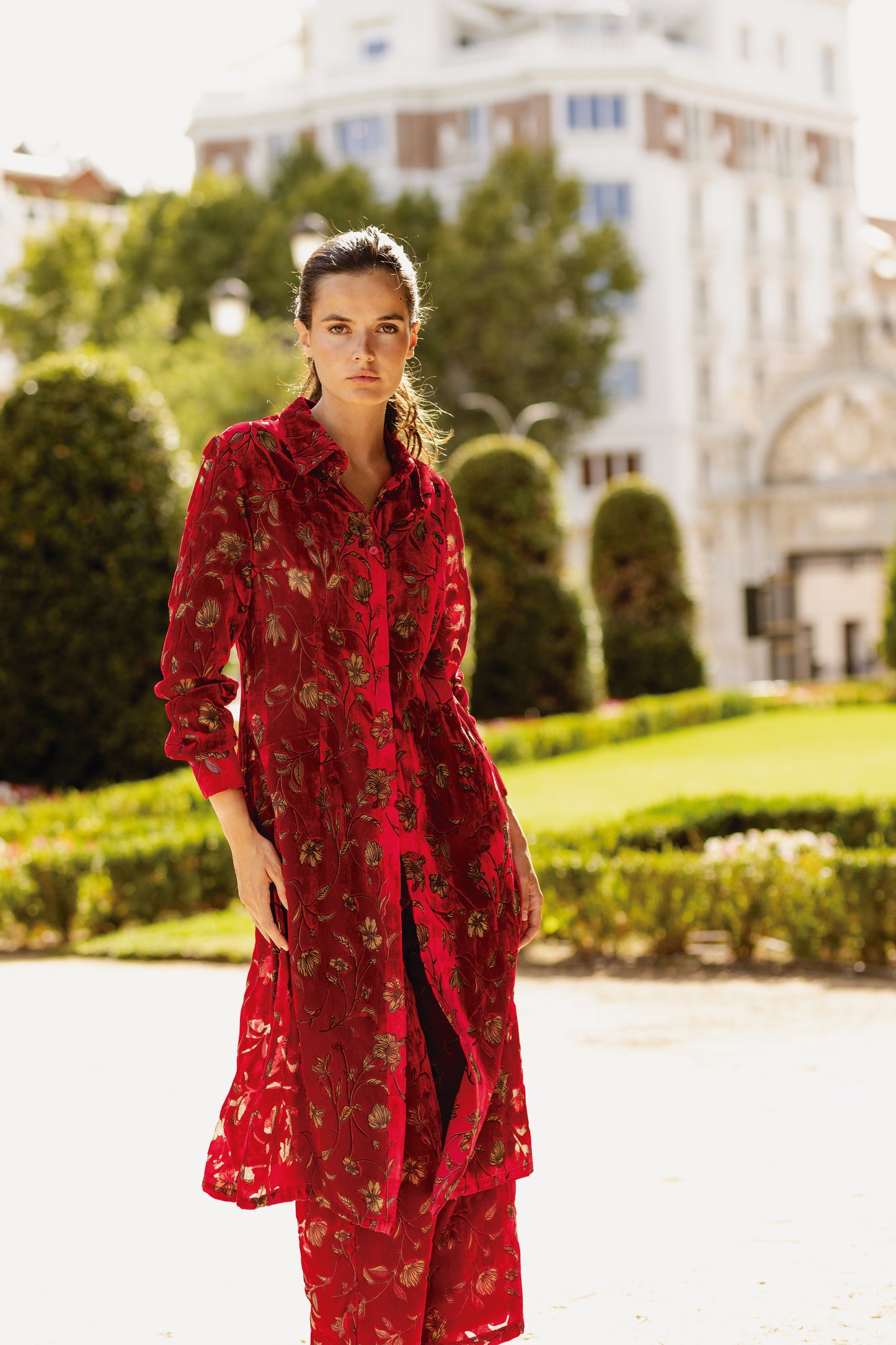 Chaqueta midi Gardenia