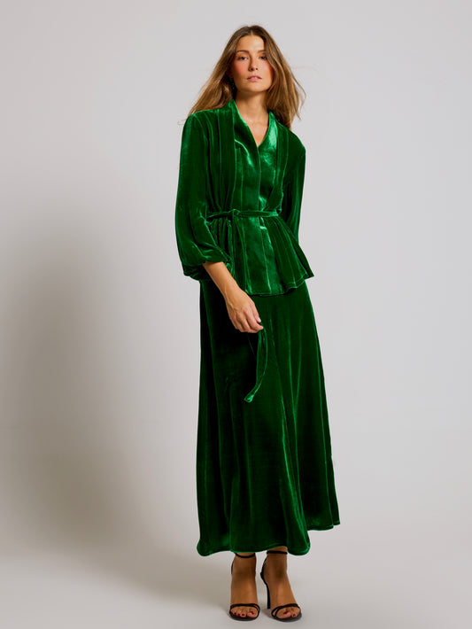 Conjunto Clavel verde