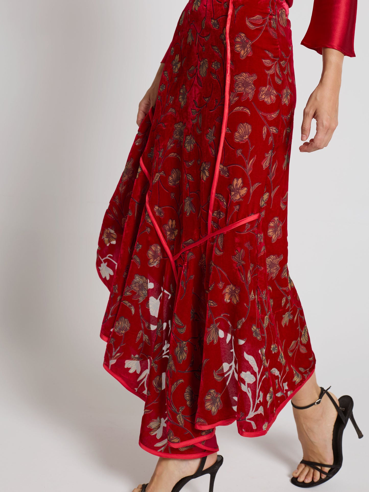 Conjunto Peonía rojo