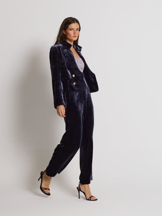 Traje Cometa azul amoratado