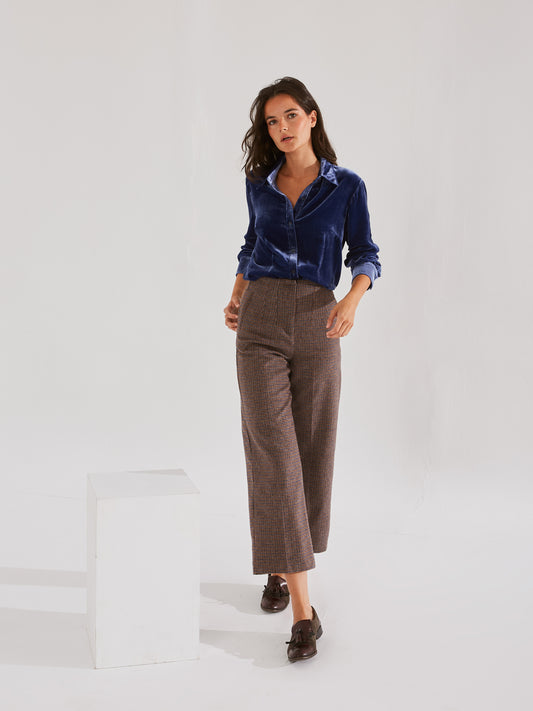 Pantalón cashmere Castaño