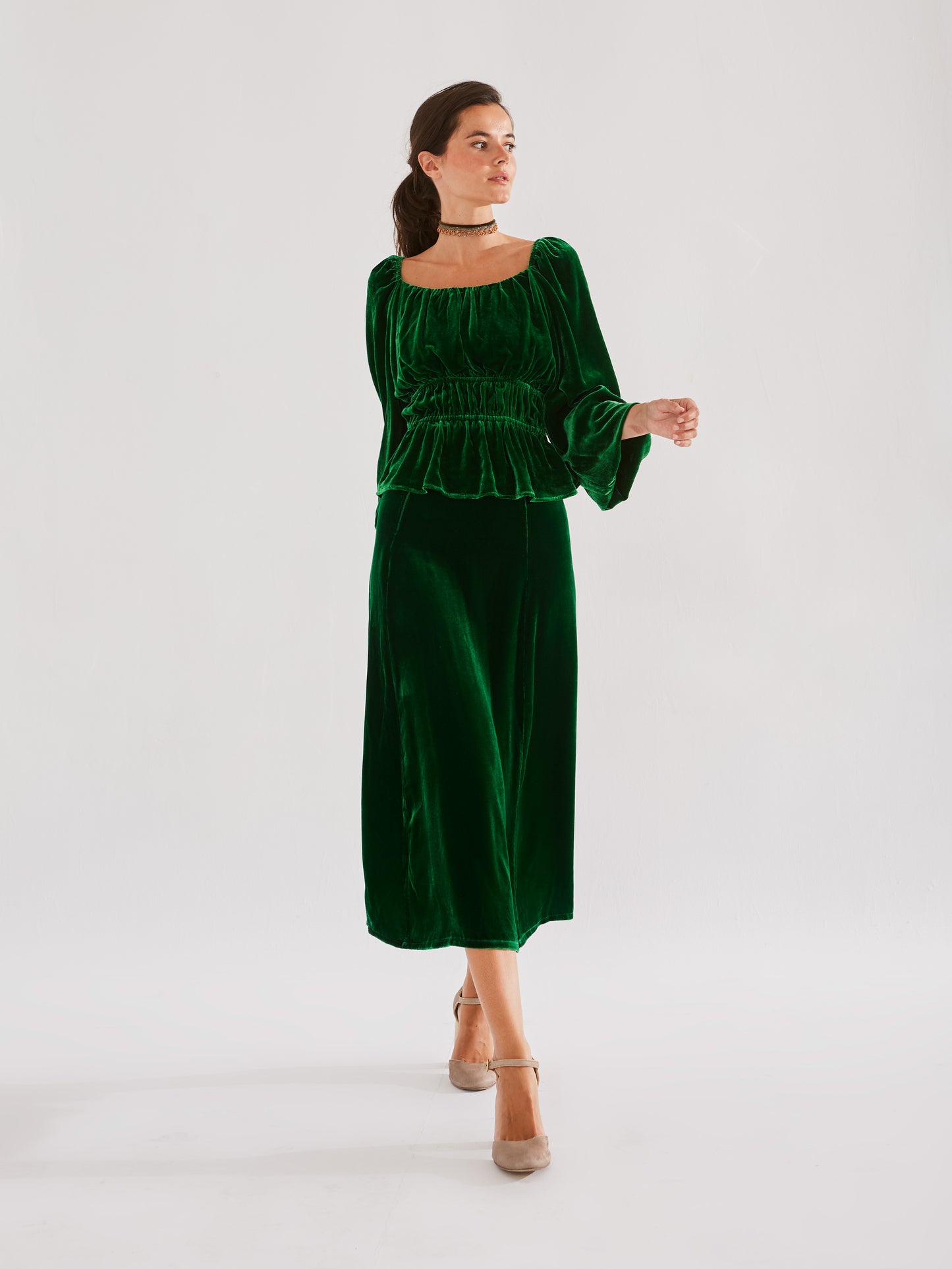 Conjunto Caléndula verde