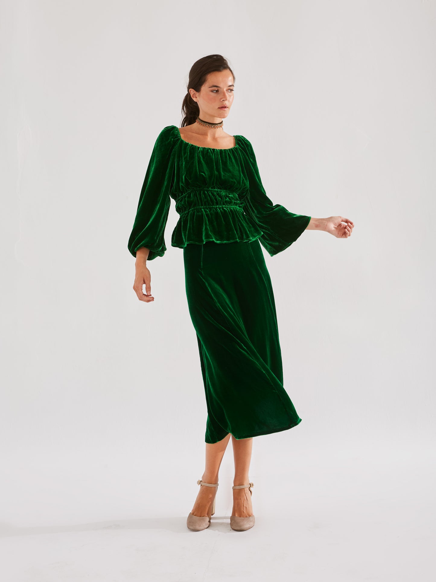 Conjunto Caléndula verde