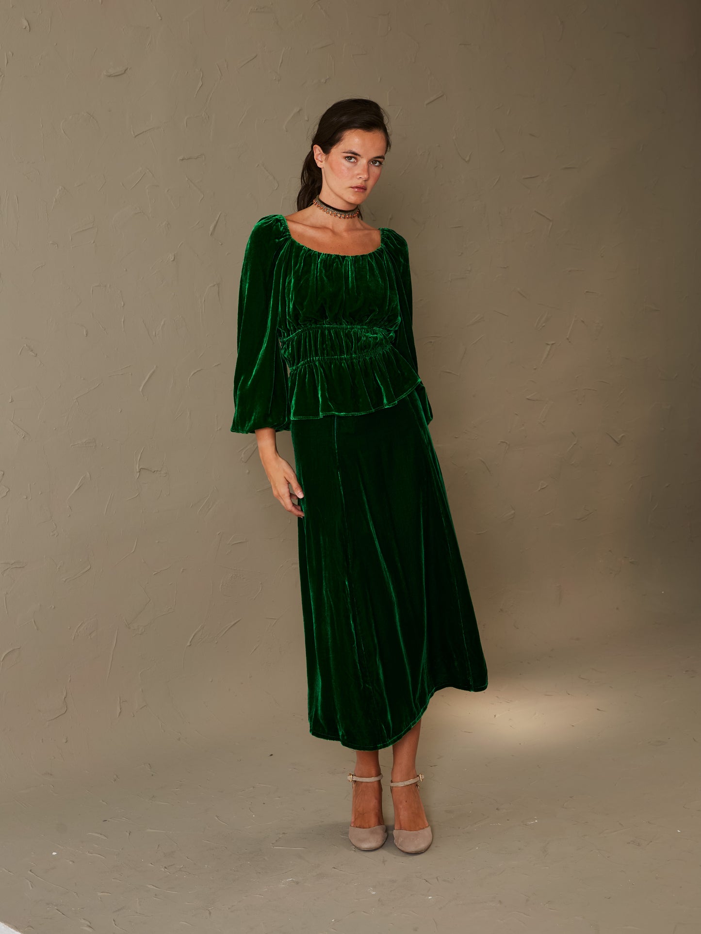 Conjunto Caléndula verde