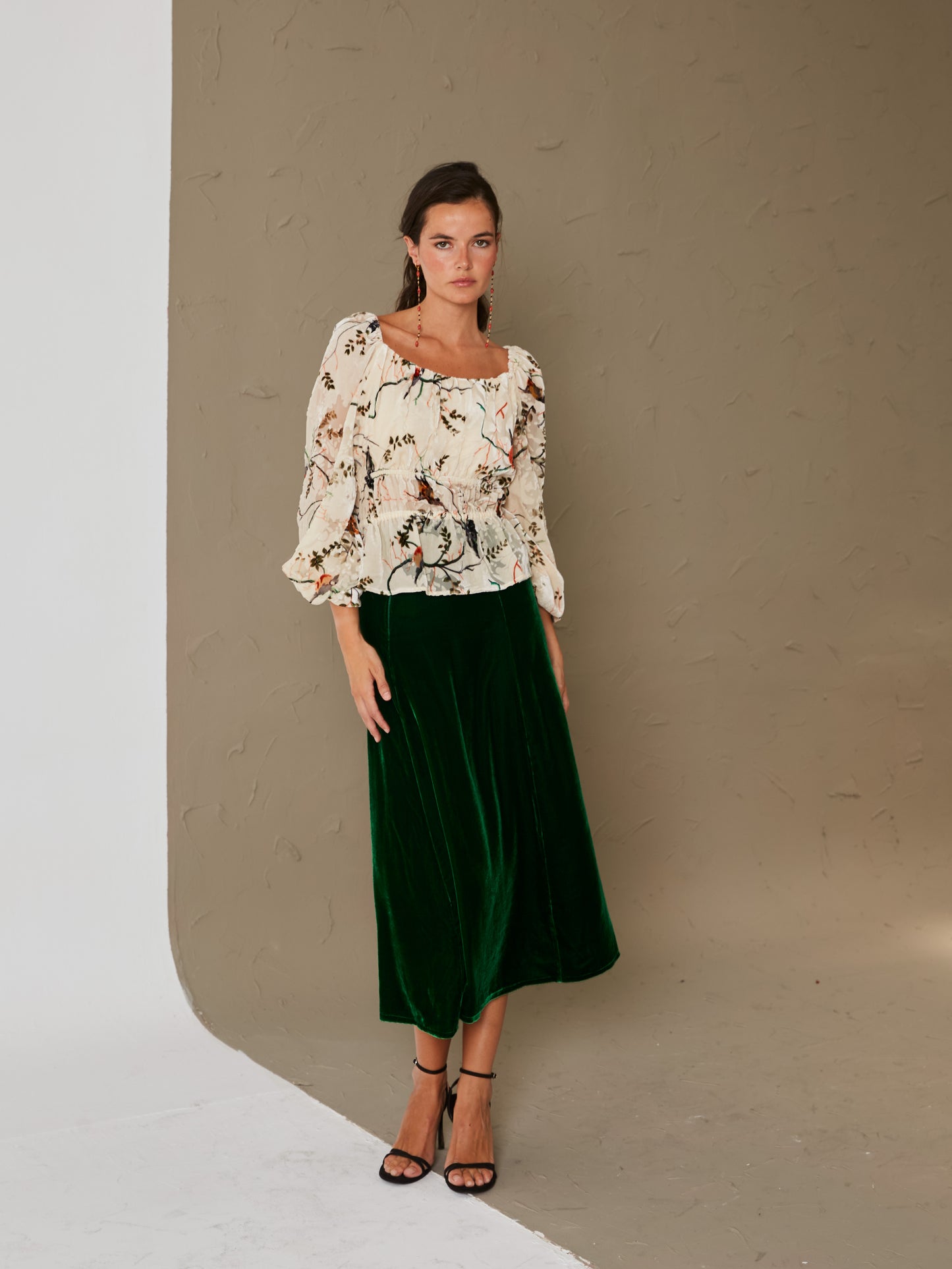 Conjunto Caléndula estampado