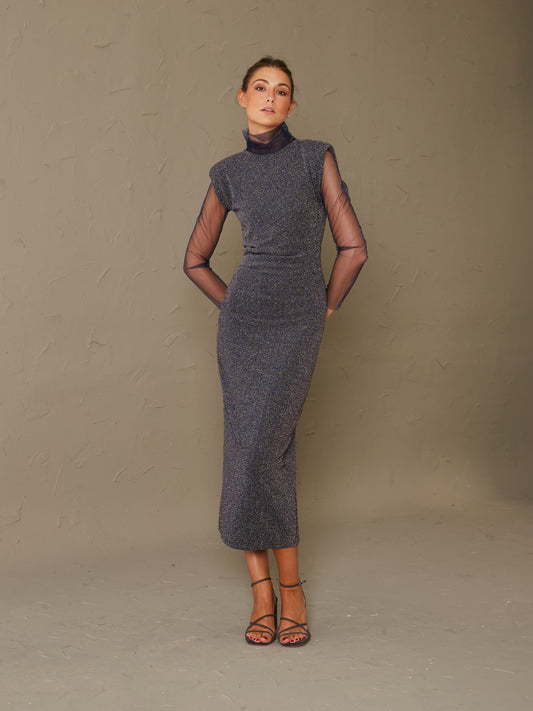 Conjunto Clemátide azul