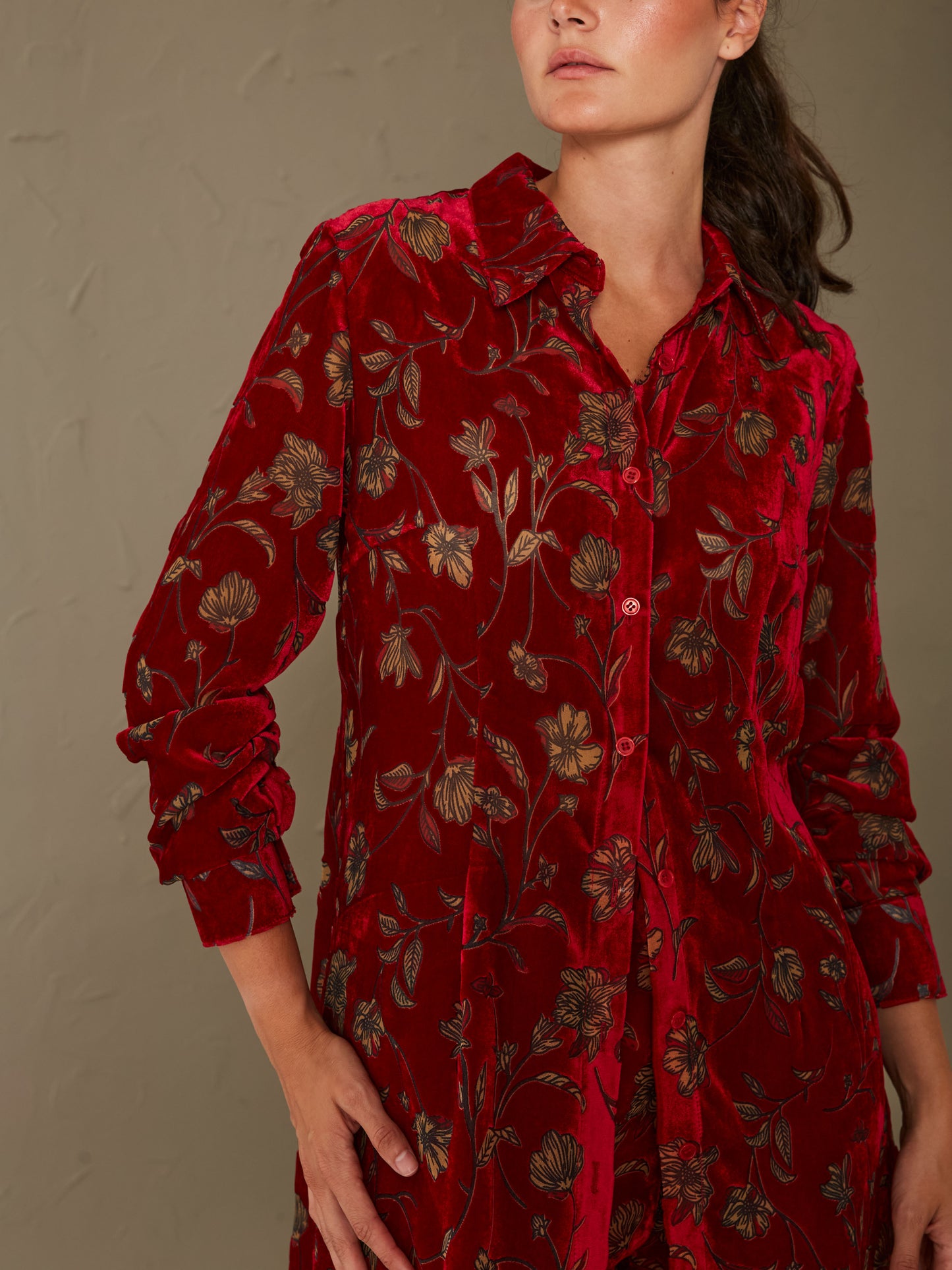 Chaqueta midi Gardenia