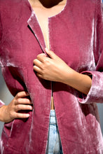 Load image in gallery viewer, Amaranth pink frock coat
