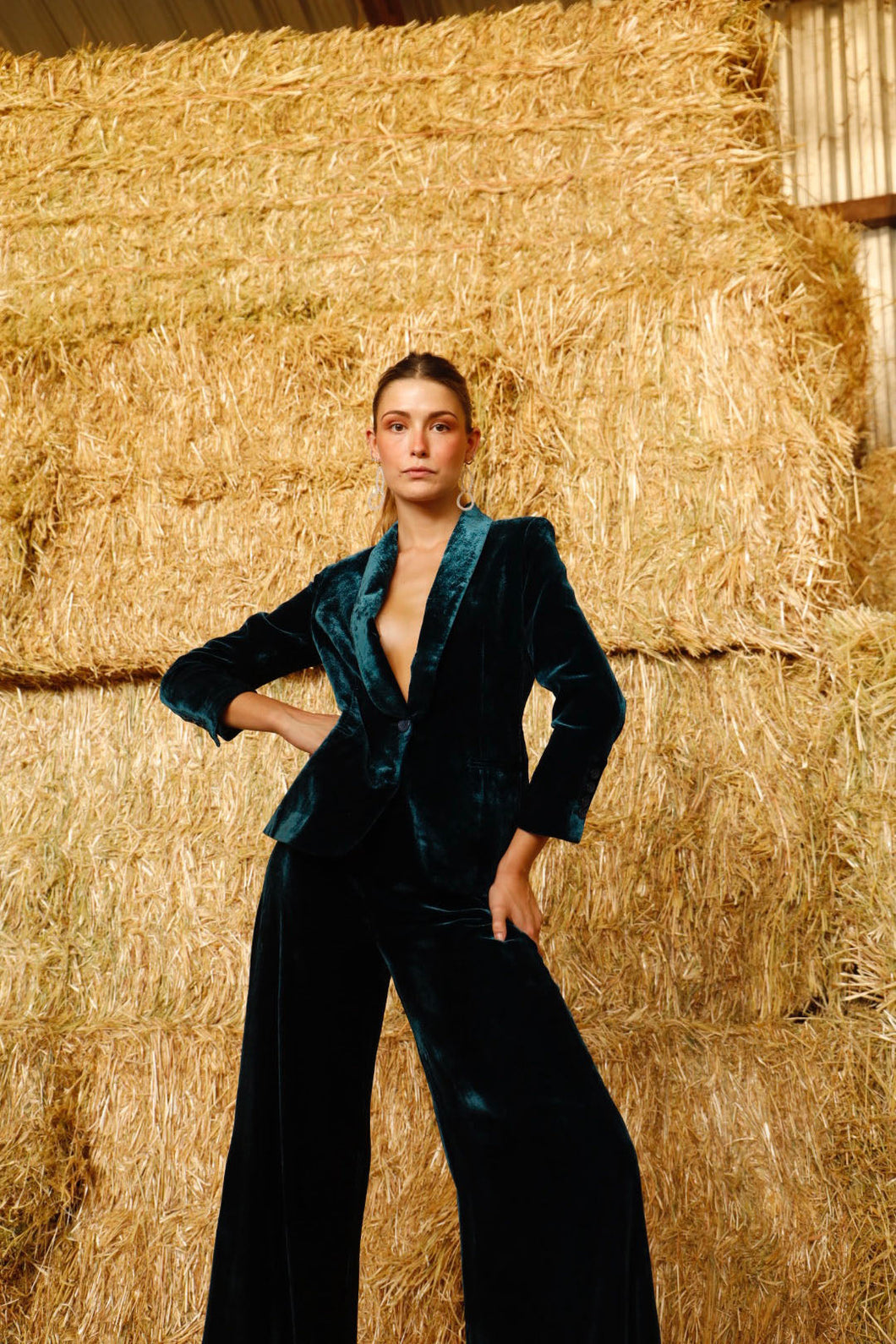 Blue Daisy Suit