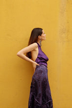 Load image in gallery viewer, purple peony skirt
