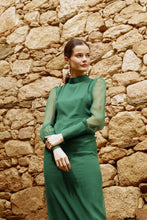 Cargar imagen en el visor de la galería, Vestido Aliso verde
