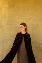 Load image in gallery viewer, Taupe Daffodil Cape
