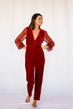 Load image in gallery viewer, Red Butterfly Jumpsuit
