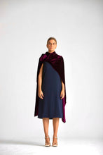 Load image in gallery viewer, Burgundy Narcissus Cape
