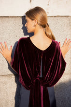 Load image in gallery viewer, Burgundy Narcissus Cape
