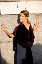 Load image in gallery viewer, Burgundy Narcissus Cape
